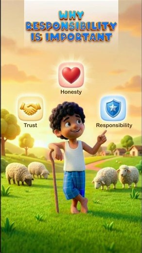Why Responsibility Is Important ⭐ | The Shepherd Boy Story | Perspect Toons