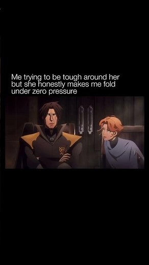 are you like this with your girl? 🤔🫡🤣 #animated #castlevania #series