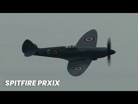 Spitfire PR XIX (Griffon Engine) Display - Eastbourne Airshow 2022