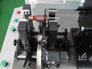 Two working station armature (rotor) balancing machine