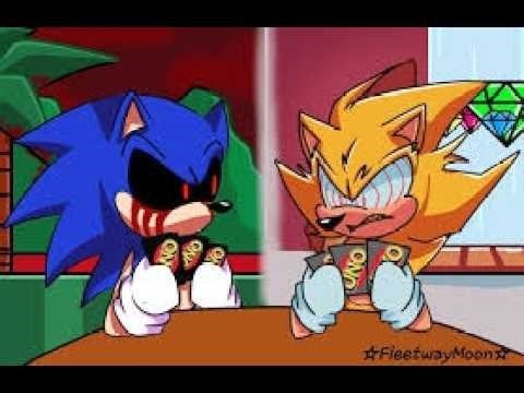 Sonic.exe (Exeller) VS. Fleetway Super Sonic - Old Animation