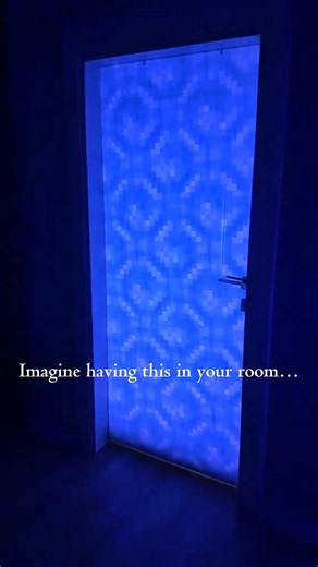 POV: Your bedroom becomes Minecraft every night. ⛏️🌌