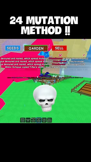 686K views · 4.7K reactions | NEW Mutation method and I got 24 mutation on bone blossom #growagarden #bloxfruits #bloxfruits #roblox #stumbleguys #boneblossom #funny #gag #memes #robloxedit #robloxfyp #gaming | SpeedHub | Facebook