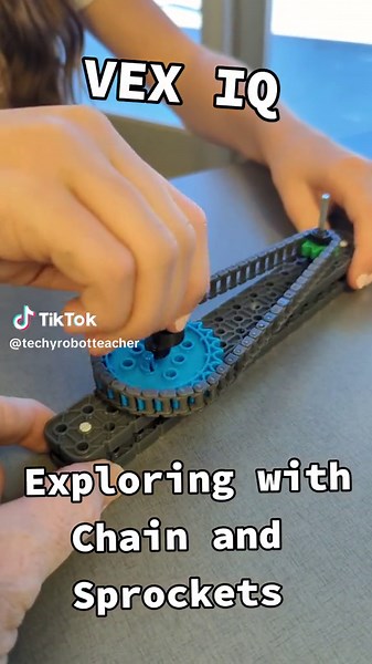 VEX IQ Summer Camp - Chain and Sprockets @VEX Robotics @Jeremy Douwstra #VEXIQ #VIQC #viqrc #vex #vexrobotics #chain #Sprocket #chaindrive