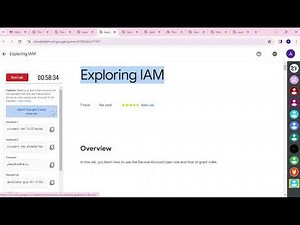 Exploring IAM || UPDATED LAB Solutions {NEW 2024}