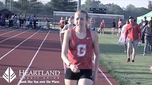 9.9K views · 119 reactions | Glenwood’s Ali Londrigan breaks the CS8 girls track & field meet record in the 1600 with a time of 5:00.81. The sophomore earns the Heartland Credit Union “Lite of the Night”! | Channel1450.com | Facebook