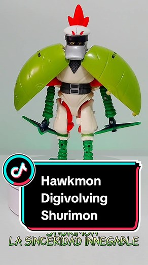 Hawkmon Digivolving Shurimon (Bootleg) año 2000 🍃