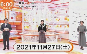 フジテレビ めざましテレビ 2021年11月27日