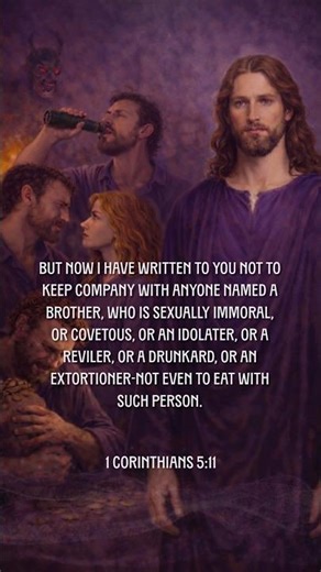 Do Not Keep Company With Sin | 1 Corinthians 5:11 | Bible Verse Short
