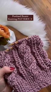 Portland Beanie Knitting PATTERN - Linked below! | JANA • Rosehip Lane