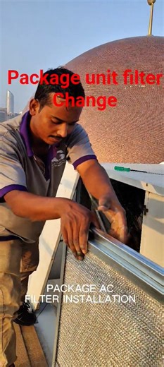 PACKAGE UNIT AC MAINTENANCE #hvactechnician #electrical #hvactechnician #electrical