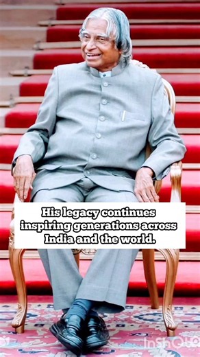 The Missile Man of India 🇮🇳 | Dr. APJ Abdul Kalam's Inspiring Story ❤️ #drapjabdulkalam #abdulkalam