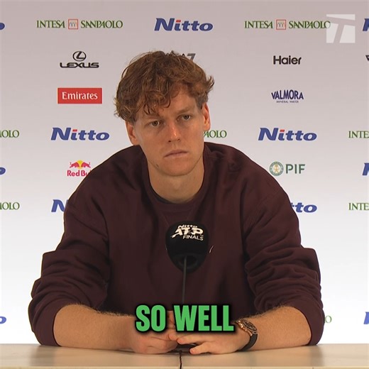 53K views · 1K reactions | No better way to end the season  Stream Jannik Sinner in the 2025 ATP Finals championship match this Sunday, at 12pm ET, on our App   #nittoatpfinals | Tennis Channel | Facebook
