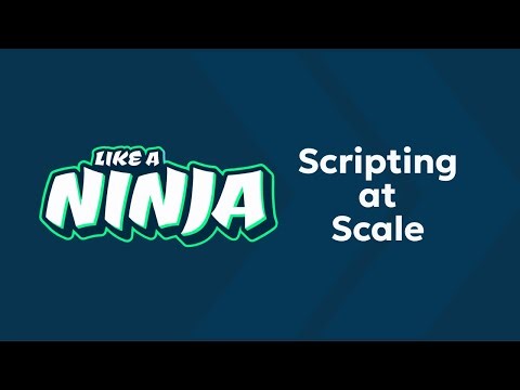 Scripting at scale like a ninja