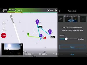 DJI spark waypoints