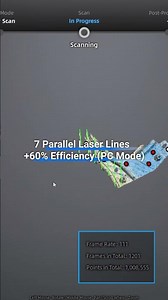 EinScan Rigil v1.2 · Major Software Update | 7 Parallel Lines Scanning