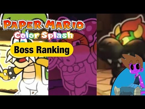 Ranking the Bosses from Paper Mario Color Splash