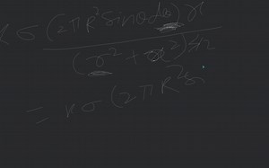 Figure shows a hollow hemisphere with uniformly changed with Su... | Filo