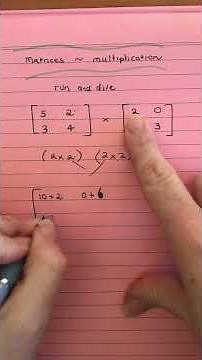 How to multiply matrices