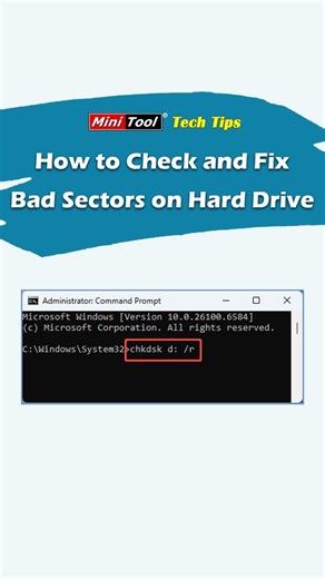 How to Check and Fix Bad Sectors on Hard Drives (HDD & SSD) #windowstips #harddrive