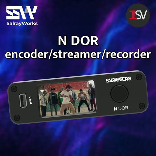 1SourceVideo | Stream and record like a pro with @salrayworks_official’s NDOR, a compact H.264/HEVC encoder that delivers dual‑stream 4K output with... | Instagram