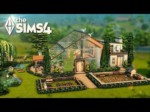 Greenhouse Farm || The Gastronomic Purist || The Sims 4 Speed Build - NO CC