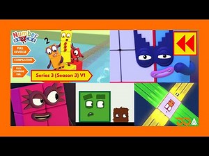 Numberblocks Reverse Compilation: Series 3 V1 | Reverse Video | Full Combine Reverse Video