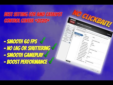 HOW TO OPTIMIZE AMD CATALYST FOR GAMING *2021* | SMOOTH 60 FPS | CDN FLUID