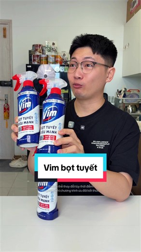 Vim bọt tuyết tẩy bồn cầu hiệu quả