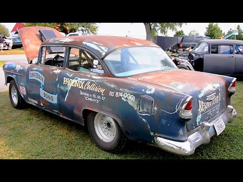 HISTORIC Drag Cars: Three Killer Tri-Five Chevy Drag Racers