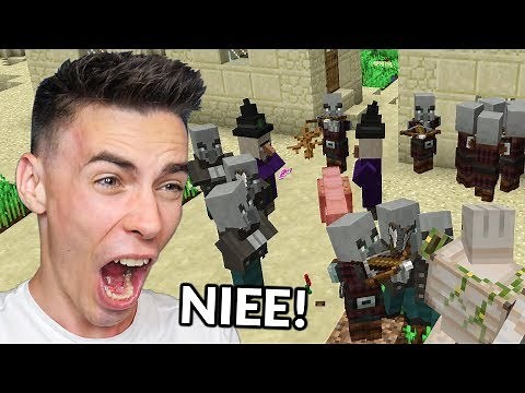 They ATTACKED my VILLAGE in Minecraft!