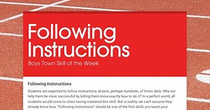 Following Instructions