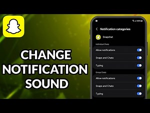 How To Change Snapchat Notification Sound Samsung