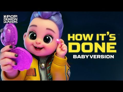 "How It's Done" – Baby Version | Huntrix | KPop Demon Hunters (MV)