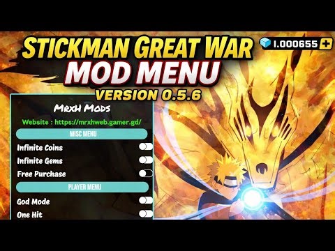 Stickman Great War MOD MENU v0.5.6 🔥 | No Key, No Password | Download Cepat!