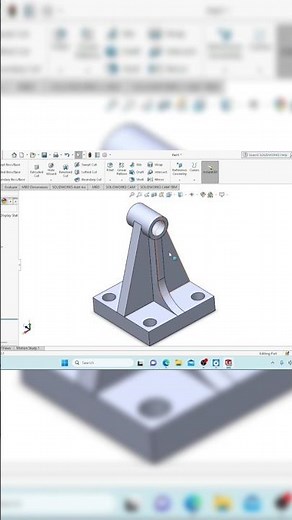 solidworks tutorial, how to use rib