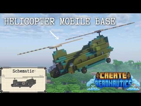 CH-47 Chinook Mobile Base (Schematic Included) | Create Aeronautics