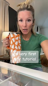 11K views · 111 reactions | I was brave yall and did a hair tutorial. Make up and hair is just something I have never been good at but here we are being brave today. #hairtutorial #shorthair #sahm | Okie Mom Life | Facebook