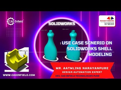 SOLIDWORKS Shell Command Tutorial | CAD Infield User Case Study (Beginner Guide to Advance Guide)