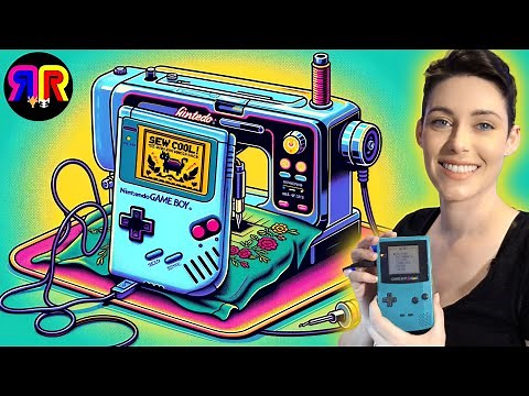 Using the Nintendo Game Boy Sewing Machine! | Singer Izek 1500