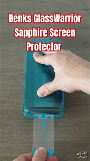 Benks GlassWarrior Sapphire Screen Protector Installation 🔥
