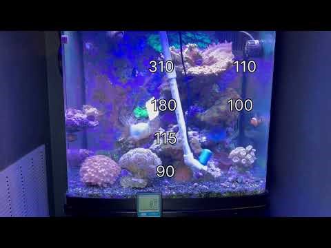 PAR Levels of 21LEDUSA Reef Bars on BioCube 32 - How Much Light Is Added?
