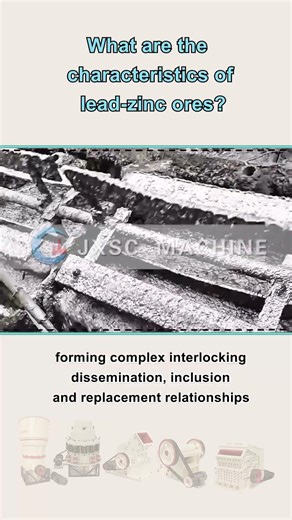 What are the characteristics of lead-zinc ores?