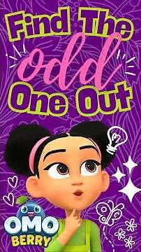 🧩 Game Time with OmoBerry: Find The Odd One Out | Brain Break Games for Kids #findtheoddoneout