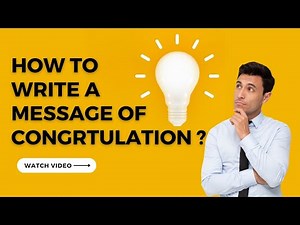 Message of Congratulations Writing || How to Write a Message of Congratulation? #grade10english