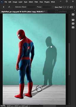 Photoshop Tips 2026 - Create Realistic Shadow with Perspective Warp