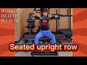 Seated upright row