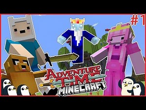 MINECRAFT GIỜ PHIÊU LƯU TẬP 1: VƯƠNG MIỆN CỦA VUA BĂNG BỊ ĐÁNH CẮP*ADVENTURE TIME MINECRAFT TẬP 1