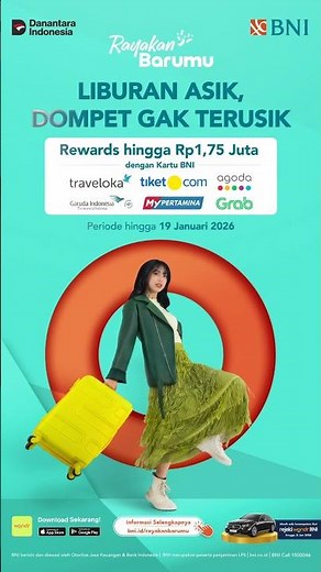Waktunya Rayakan Barumu bareng BNI 🤩✨
