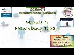 CCNAv7 ITN: Module-1: Networking Today || Physical & Logical Topology || Network Security basics